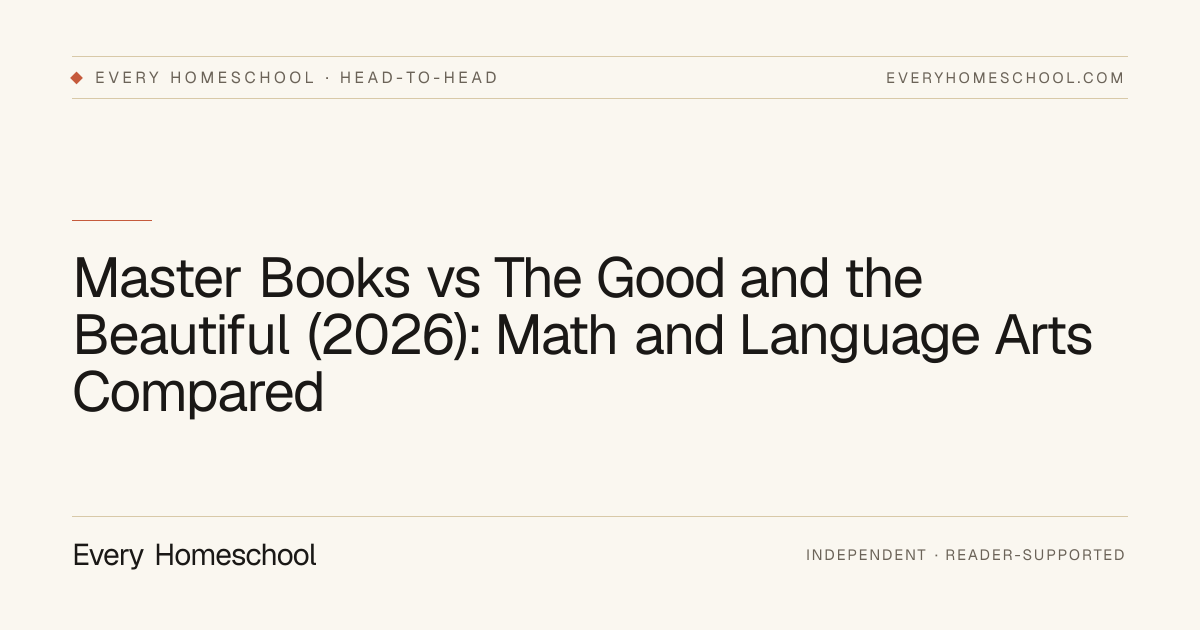 Master Books vs The Good and the Beautiful (2026): Math and Language ...